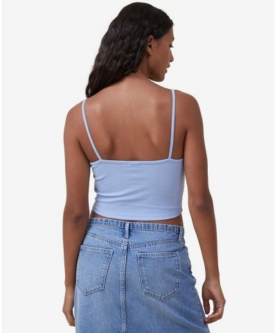 Women's Alexia Corset Cami Blue Chalk $18.54 Tops