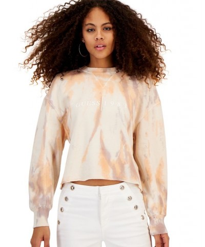 Women's Beatriz Cotton Tie-Dye Sweatshirt Tie Dye Powder Rose $48.51 Sweatshirts