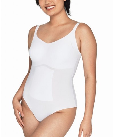 Firm Control Thong Bodysuit DMS083 White $31.68 Shapewear