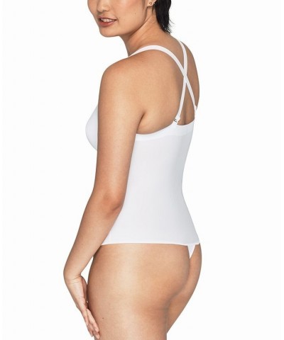 Firm Control Thong Bodysuit DMS083 White $31.68 Shapewear