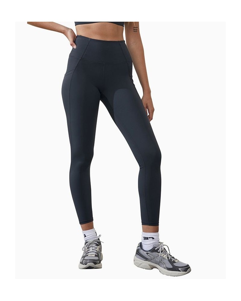 Women's Ultimate Booty Shaper 7/8 Tight Pants Element Blue $32.90 Pants