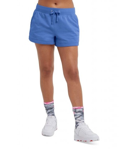 Women's Powerblend Pull-On Drawstring Shorts Blue $18.49 Shorts