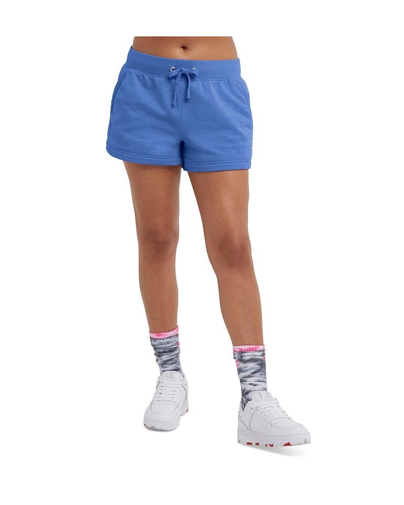 Women's Powerblend Pull-On Drawstring Shorts Blue $18.49 Shorts