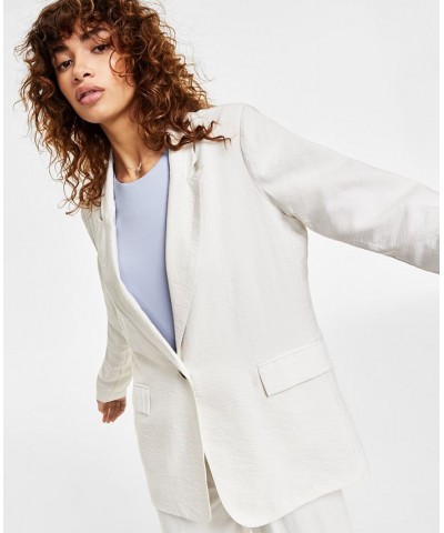 Oversized Blazer Squareneck Tee Wide Leg Trouser Cream $22.25 Pants