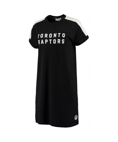 Women's Black Toronto Raptors Robyn Sneaker Dress Black $33.60 Dresses