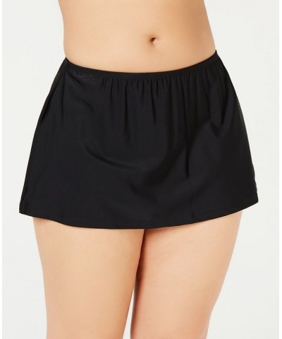 Plus Size Swim Skirt Black $24.75 Swimsuits