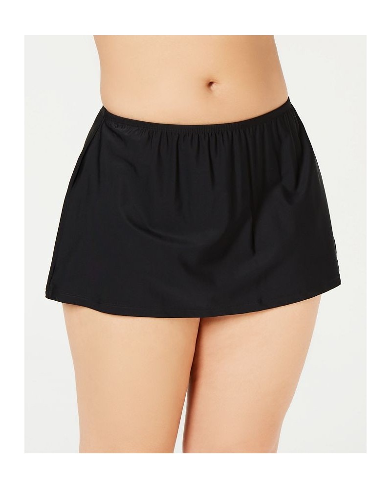 Plus Size Swim Skirt Black $24.75 Swimsuits