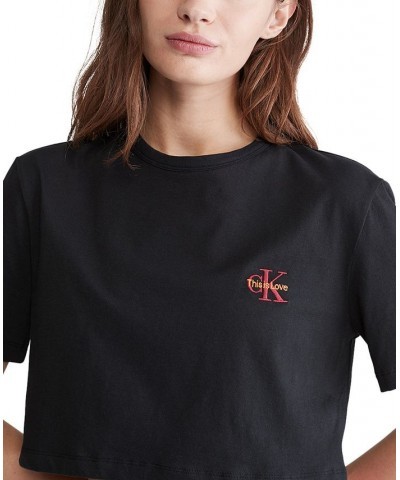 Women's Pride This Is Love Cotton Tee QS6969 Black $17.36 Tops