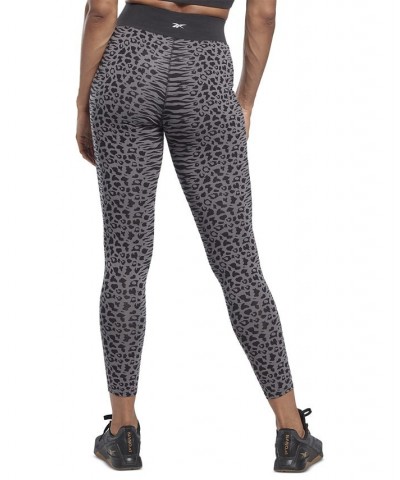 Women's Modern Safari High-Rise 7/8 Leggings Night Black/ Pure Grey $22.20 Pants