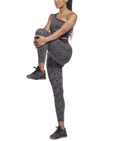 Women's Modern Safari High-Rise 7/8 Leggings Night Black/ Pure Grey $22.20 Pants