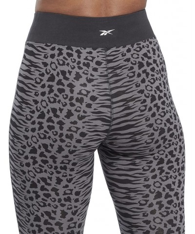 Women's Modern Safari High-Rise 7/8 Leggings Night Black/ Pure Grey $22.20 Pants