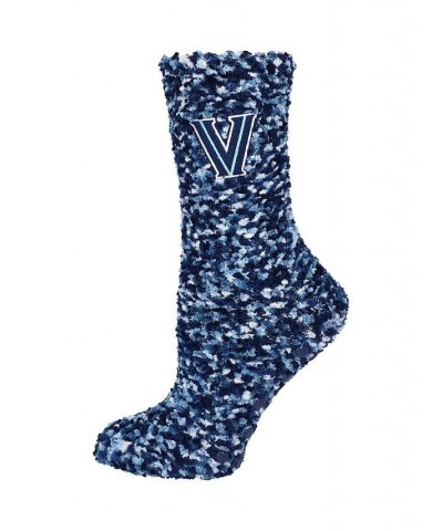 Women's Villanova Wildcats Marled Fuzzy Socks Navy $12.00 Socks