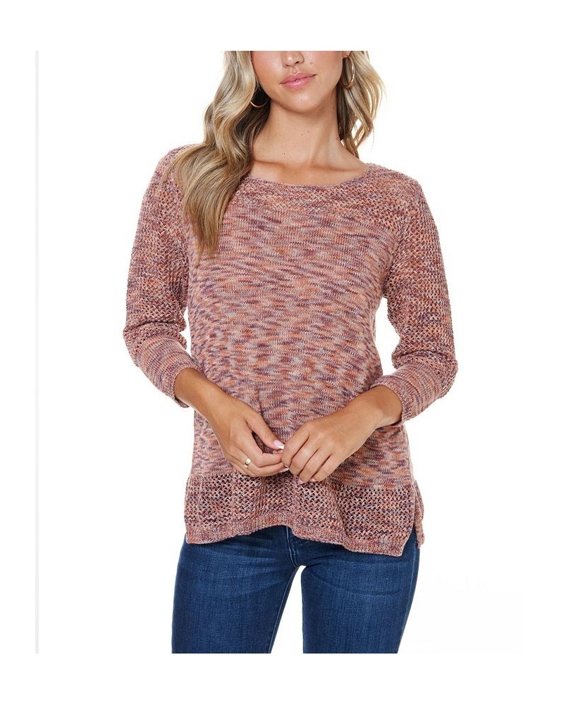 Women's Space Dye Sweater Orange $27.88 Sweaters