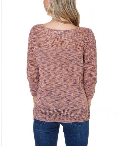 Women's Space Dye Sweater Orange $27.88 Sweaters