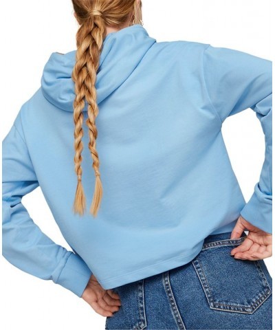 Women's Summer Splash Logo Hoodie Blue $31.50 Sweatshirts