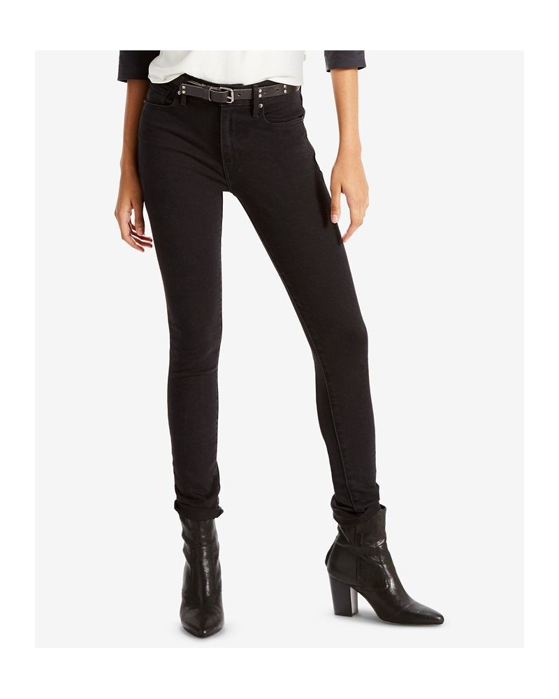 Women's 721 High-Rise Skinny Jeans in Long Length Black $33.60 Jeans