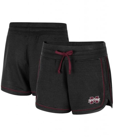 Women's Heathered Black Mississippi State Bulldogs Lil Sebastian Shorts Heathered Black $24.77 Shorts