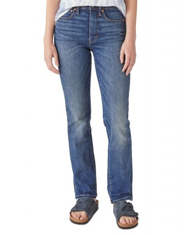 Women's Zoe High-Rise Straight-Leg Jeans Lightyear $38.70 Jeans