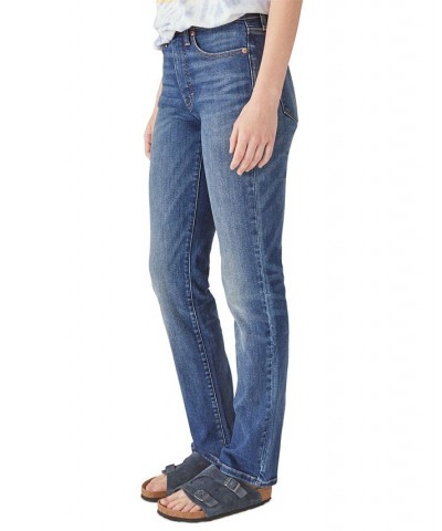 Women's Zoe High-Rise Straight-Leg Jeans Lightyear $38.70 Jeans