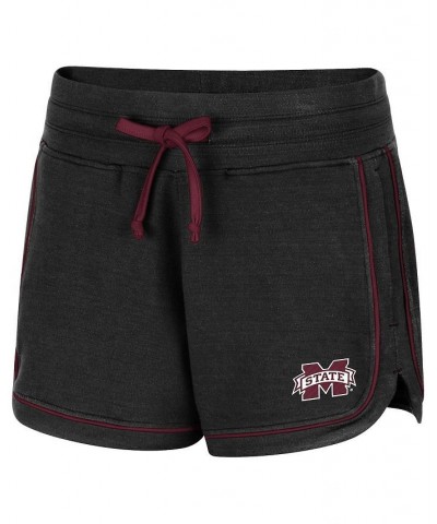 Women's Heathered Black Mississippi State Bulldogs Lil Sebastian Shorts Heathered Black $24.77 Shorts