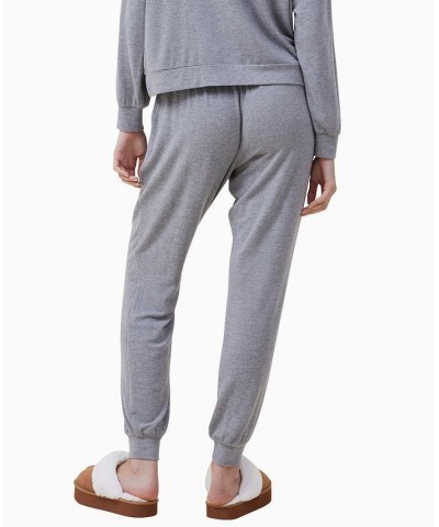 Women's Super Soft Slim Pants Silver $28.04 Sleepwear