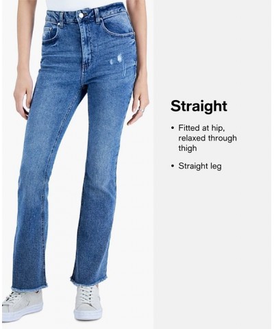 Women's Zoe High-Rise Straight-Leg Jeans Lightyear $38.70 Jeans