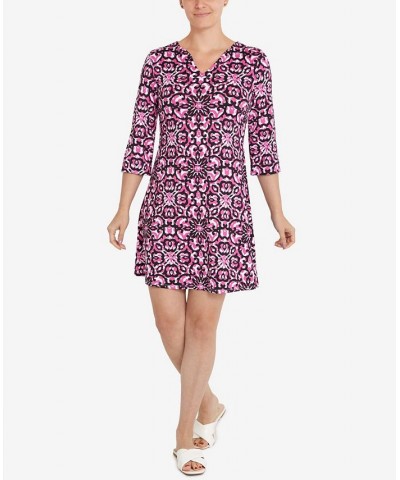 Petite Floral Dress Purple $29.60 Dresses