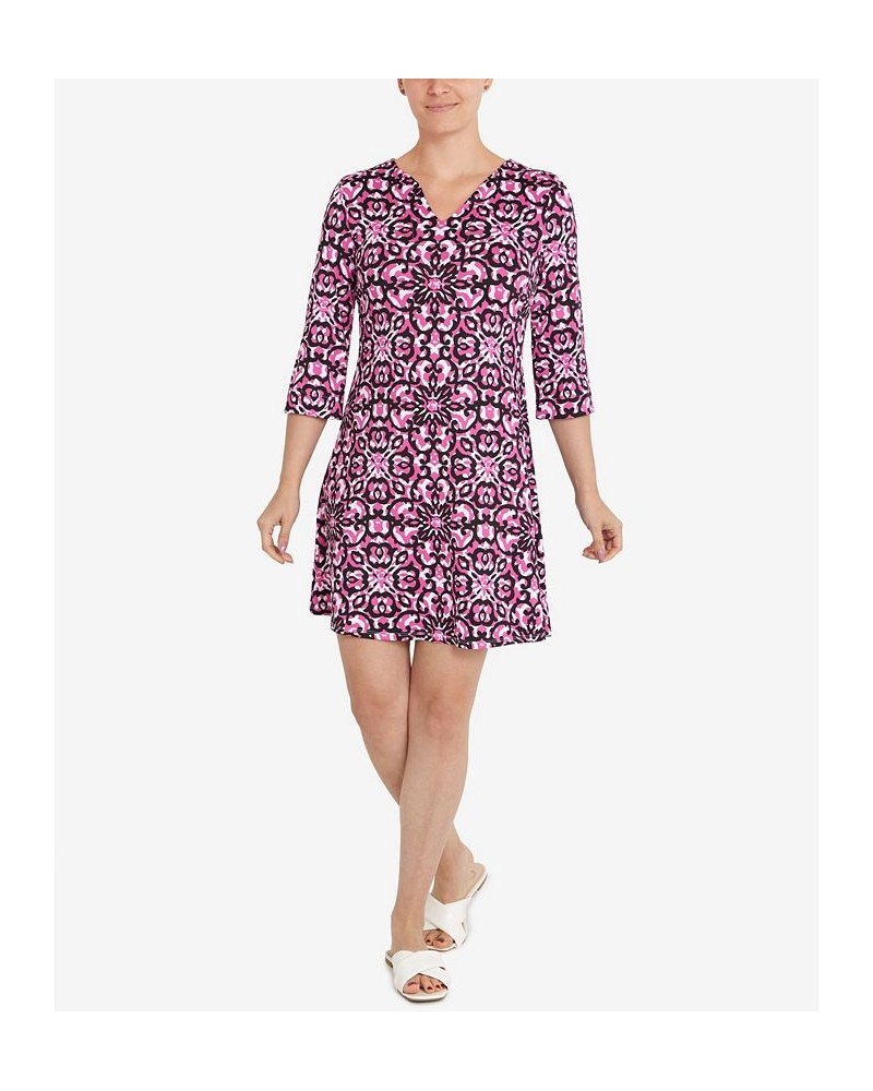 Petite Floral Dress Purple $29.60 Dresses