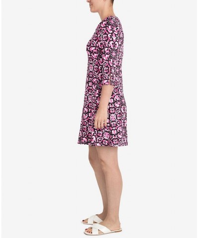 Petite Floral Dress Purple $29.60 Dresses