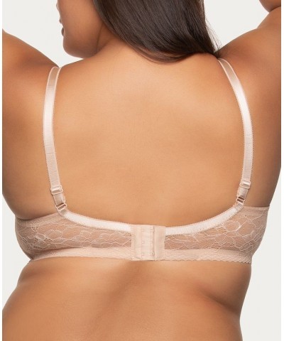 Women's Full Figure Lace Underwire Bra J5537 Tan/Beige $10.59 Bras