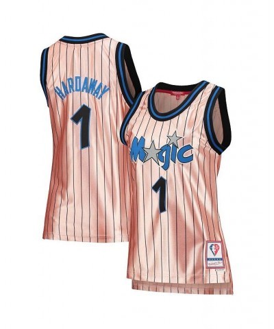 Women's Penny Hardaway Pink Orlando Magic 75th Anniversary Rose Gold 1993 Swingman Jersey Pink $86.95 Jersey