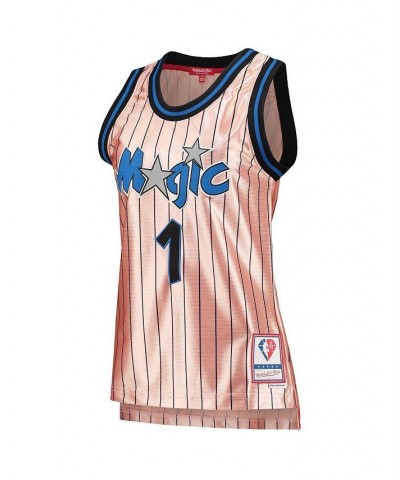 Women's Penny Hardaway Pink Orlando Magic 75th Anniversary Rose Gold 1993 Swingman Jersey Pink $86.95 Jersey