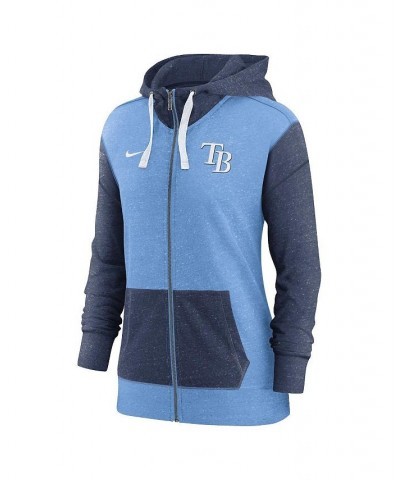 Women's Light Blue Tampa Bay Rays Full-Zip Hoodie Light Blue $47.69 Sweatshirts