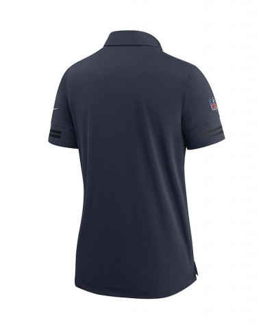 Women's Navy Chicago Bears Sideline Performance Polo Shirt Navy $36.00 Tops