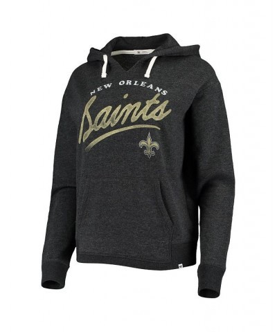 Women's Heather Charcoal New Orleans Saints Cross Script Emerson Hoodie Heather Charcoal $28.67 Sweatshirts