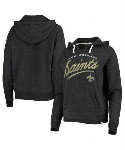 Women's Heather Charcoal New Orleans Saints Cross Script Emerson Hoodie Heather Charcoal $28.67 Sweatshirts