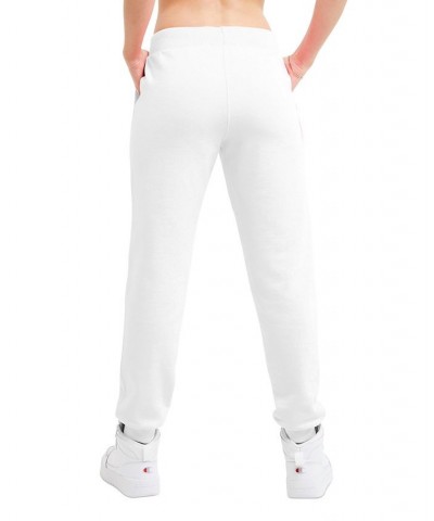 Women's Powerblend Graphic-Print Jogger Pants White $19.00 Pants