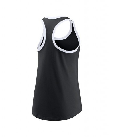 Women's Black Chicago White Sox X-Ray Racerback Performance Tank Top Black $22.05 Tops