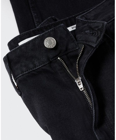 Women's Mom High-Waist Jeans Black Denim $32.20 Jeans