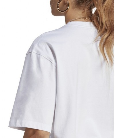 Women's Cotton Adicolor Essentials T-Shirt White $24.00 Tops