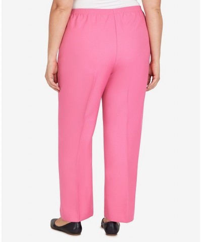 Plus Size Classic Fit Average Length Pull-on Pants Carnation $21.53 Pants