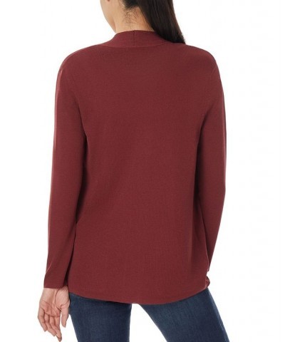 Women's Icon Cardigan Sweater Bordeaux $27.92 Sweaters