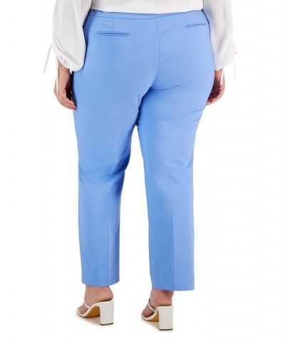 Plus Size High Rise Bowie Pants Shore Blue $34.89 Pants