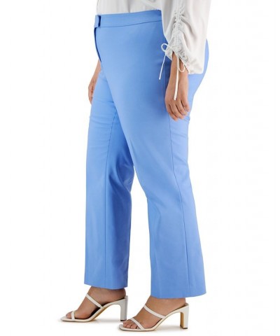 Plus Size High Rise Bowie Pants Shore Blue $34.89 Pants