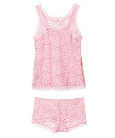 Roanne Women's Tank & Short Set Lingerie Medium pink $27.28 Lingerie