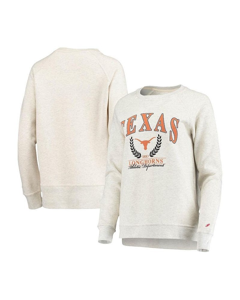 Women's Oatmeal Texas Longhorns Academy Raglan Pullover Sweatshirt Oatmeal $36.75 Sweatshirts