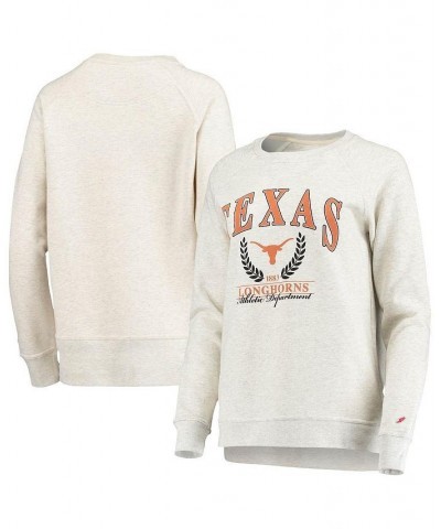 Women's Oatmeal Texas Longhorns Academy Raglan Pullover Sweatshirt Oatmeal $36.75 Sweatshirts