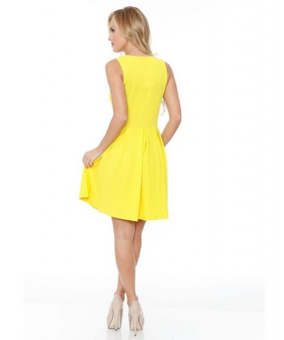 Women's Crystal Dress Yellow $31.86 Dresses