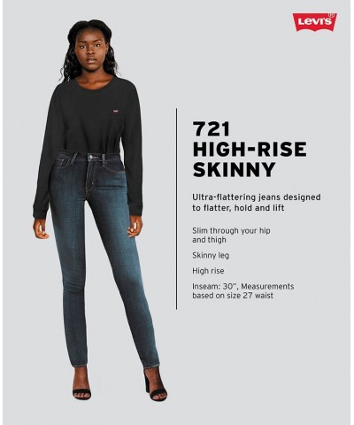 Women's 721 High-Rise Skinny Jeans Medium Indigo $33.60 Jeans