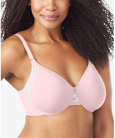 Cloud 9 Full-Figure Lace-Trim Minimizer Bra GI8961A Pink $13.49 Bras